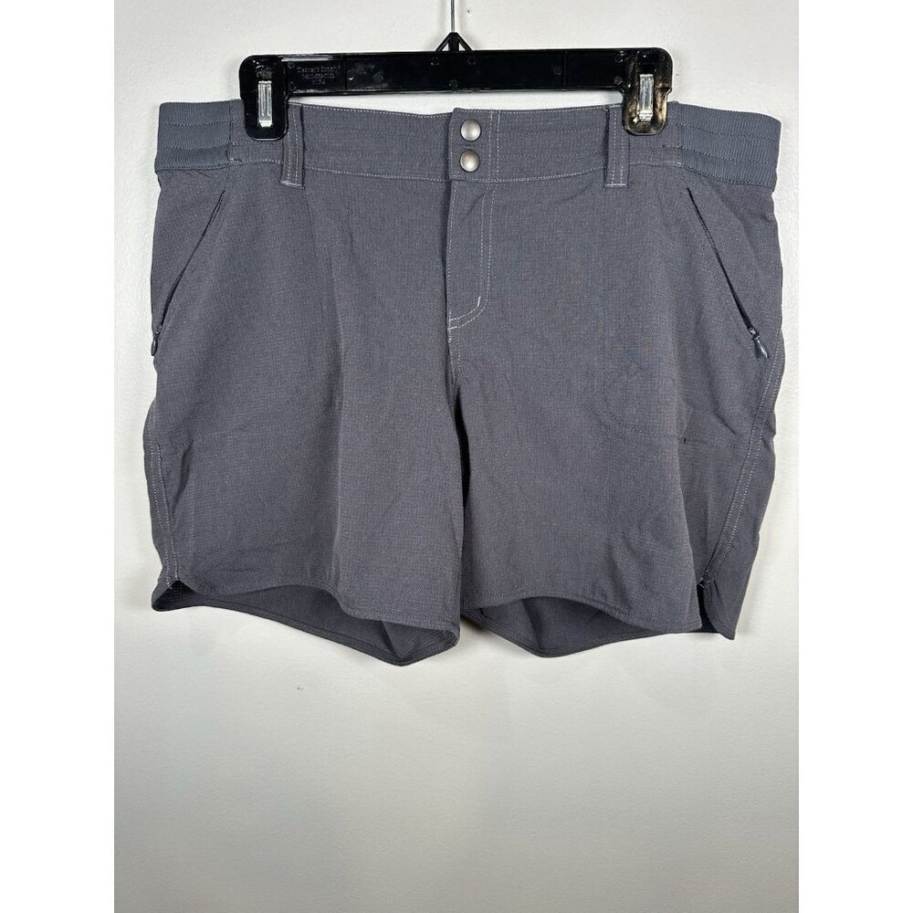 KÜHL Trekr Hiking Shorts Charcoal Gray Women's Size 14 Outdoors Hiking Gorpcore